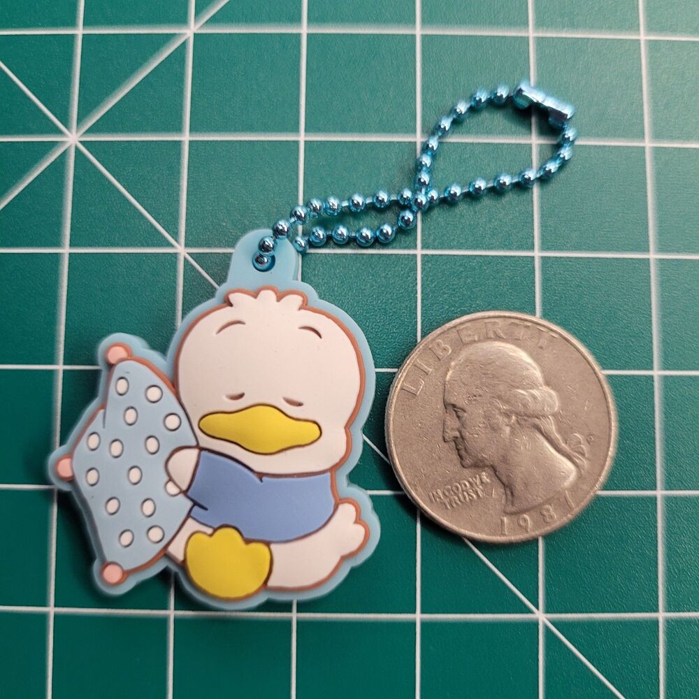Pekkle - Sanrio Blue Pillow Rubber Charm
